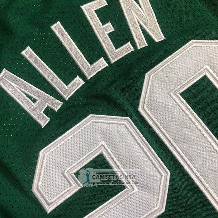 Camiseta Boston Celtics Ray Allen NO 20 Mitchell & Ness 1996-97 Verde